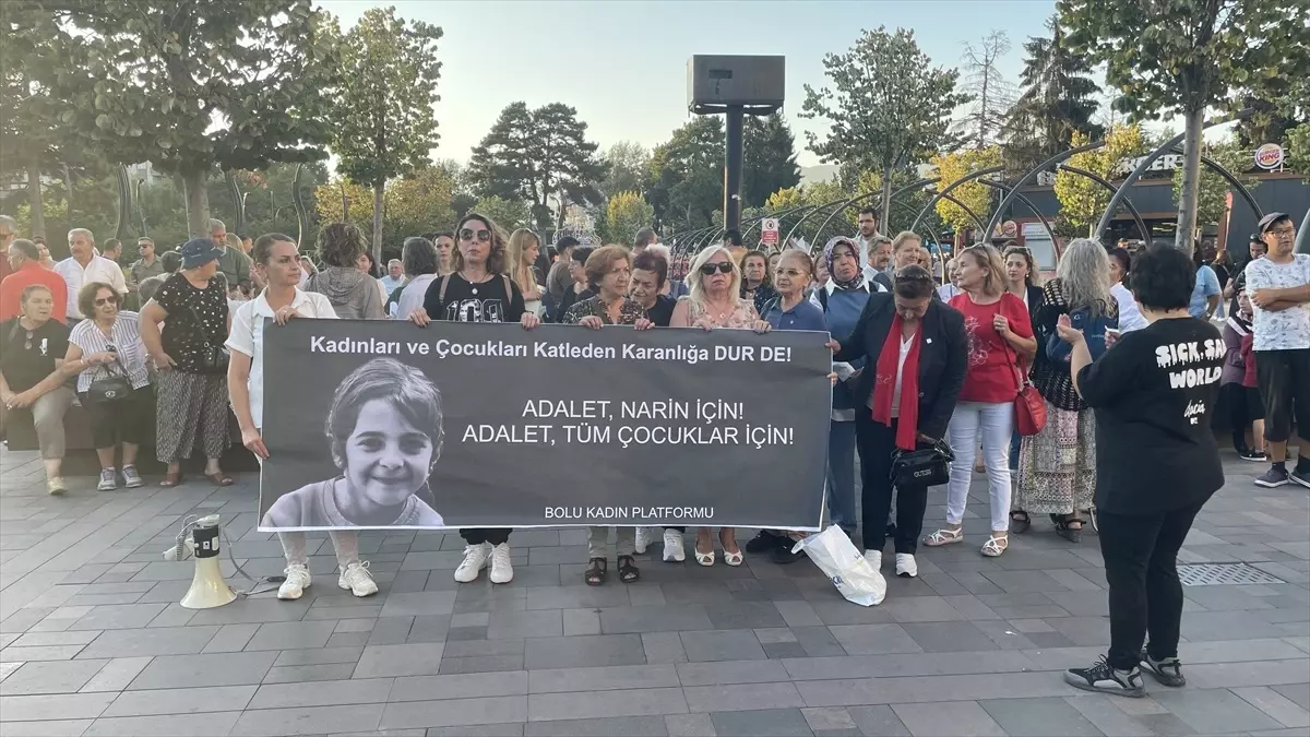 Bolu’da Kadın Platformu, Narin Güran’ın Öldürülmesini Protesto Etti