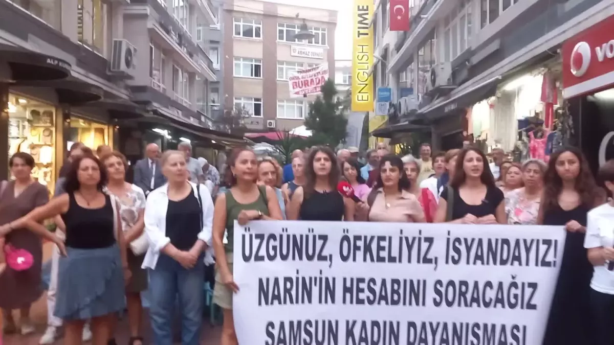 Samsun Kadın Dayanışması, Narin Güran’ın Katledilmesine Tepki Gösterdi