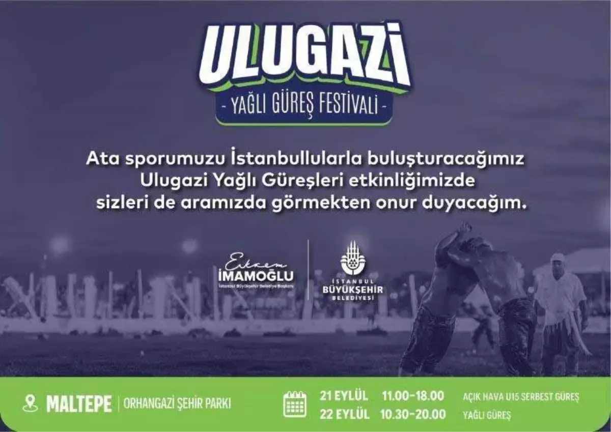 Ulugazi Yağlı Güreş Festivali Maltepe’de