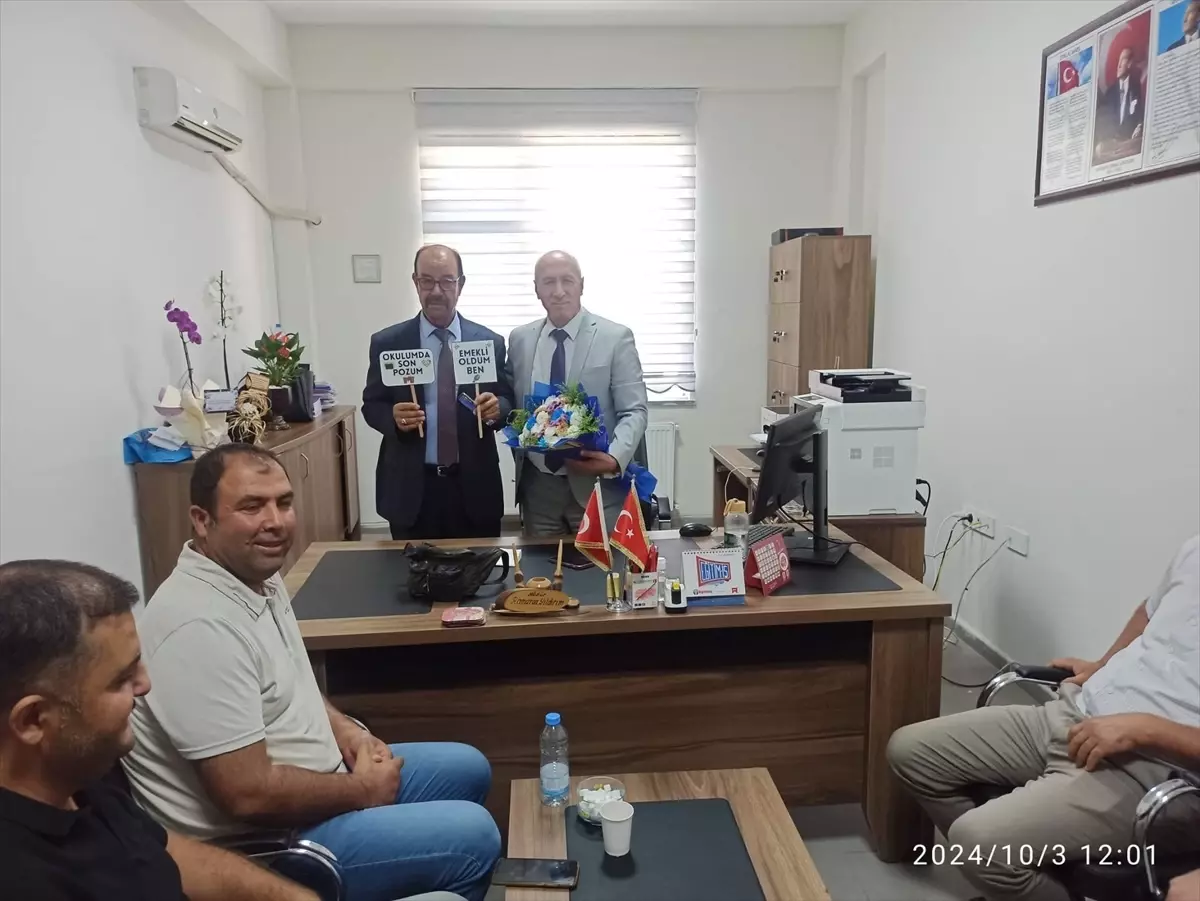 Emekli Öğretmen Ramazan Yıldırım’a Veda Töreni Düzenlendi